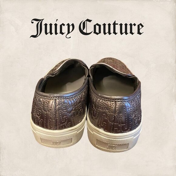 Juicy Couture "Ruby" Metallic Loafers Sneakers 7.5 - Picture 4 of 5